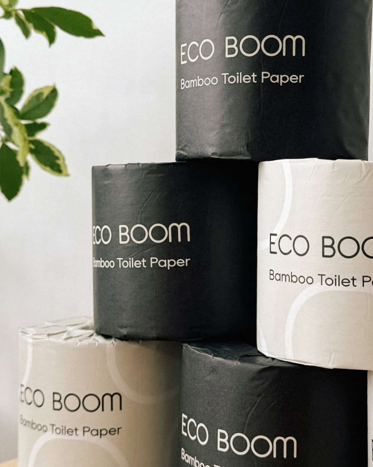 Bambusový toaletní papír ECO BOOM, jemný a bezpečný pro miminka.